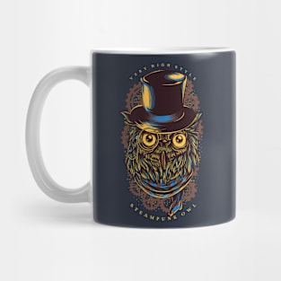 Steampunk Owl Mug